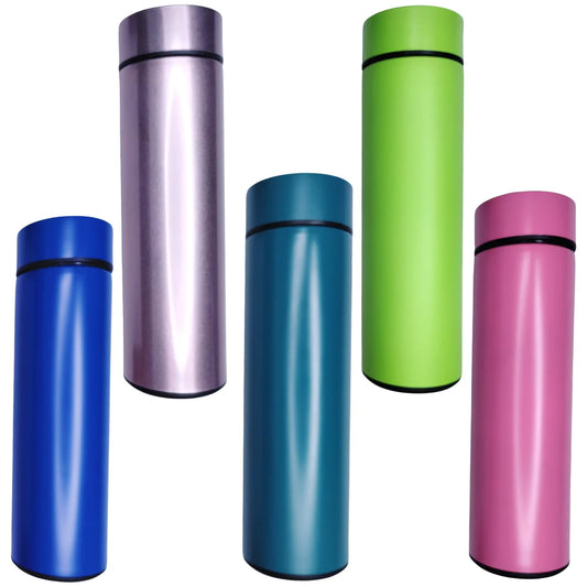 Garrafa Térmica Inteligente Inox com Display Digital de Temperatura – 500ml