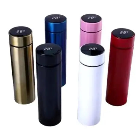 Garrafa Térmica Inteligente Inox com Display Digital de Temperatura – 500ml