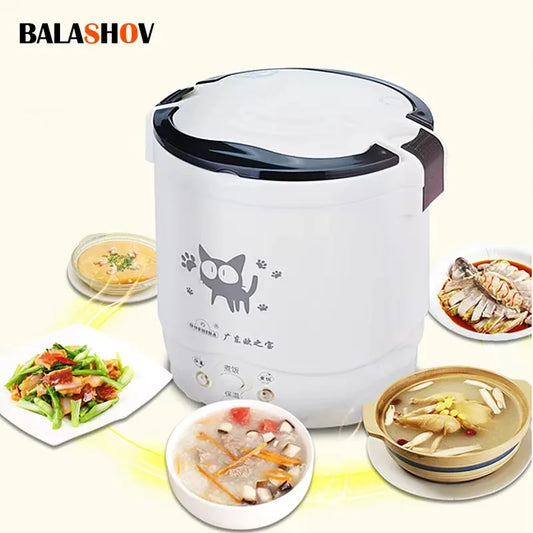 Panela Elétrica de Arroz Mini Rice Cooker Portátil 1L
