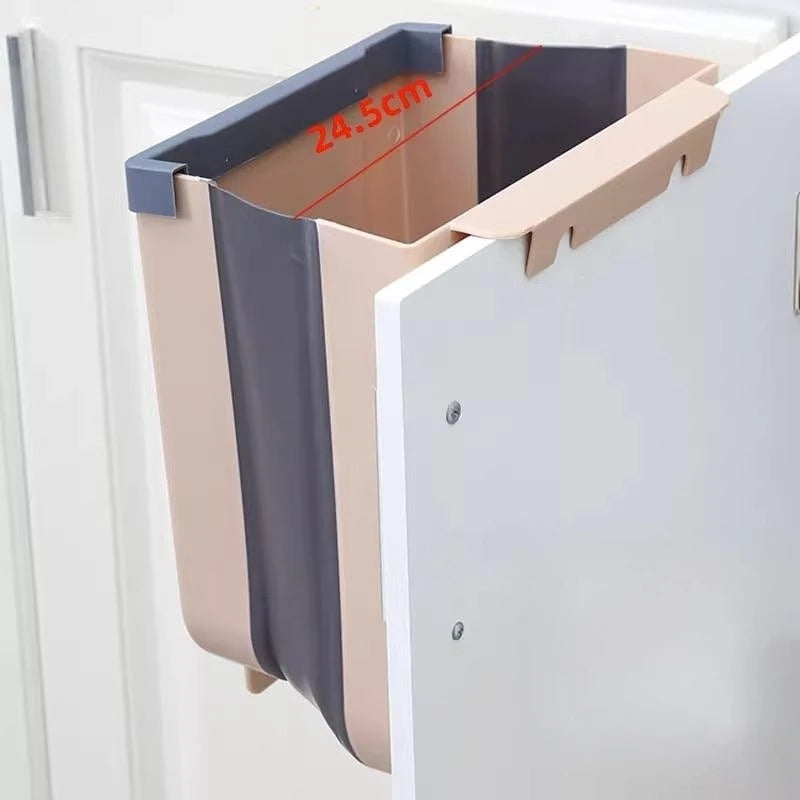 Lixeira Retrátil Multiuso com Suporte Para Saco de Lixo