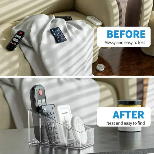 Organizador de Controle Remoto com 4 compartimentos