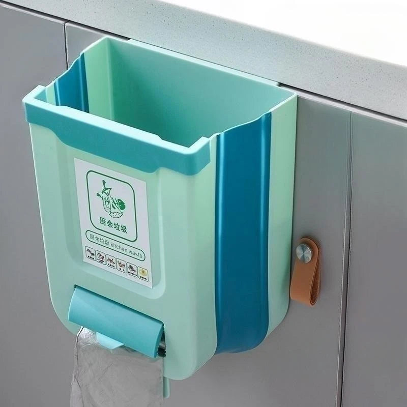 Lixeira Retrátil Multiuso com Suporte Para Saco de Lixo