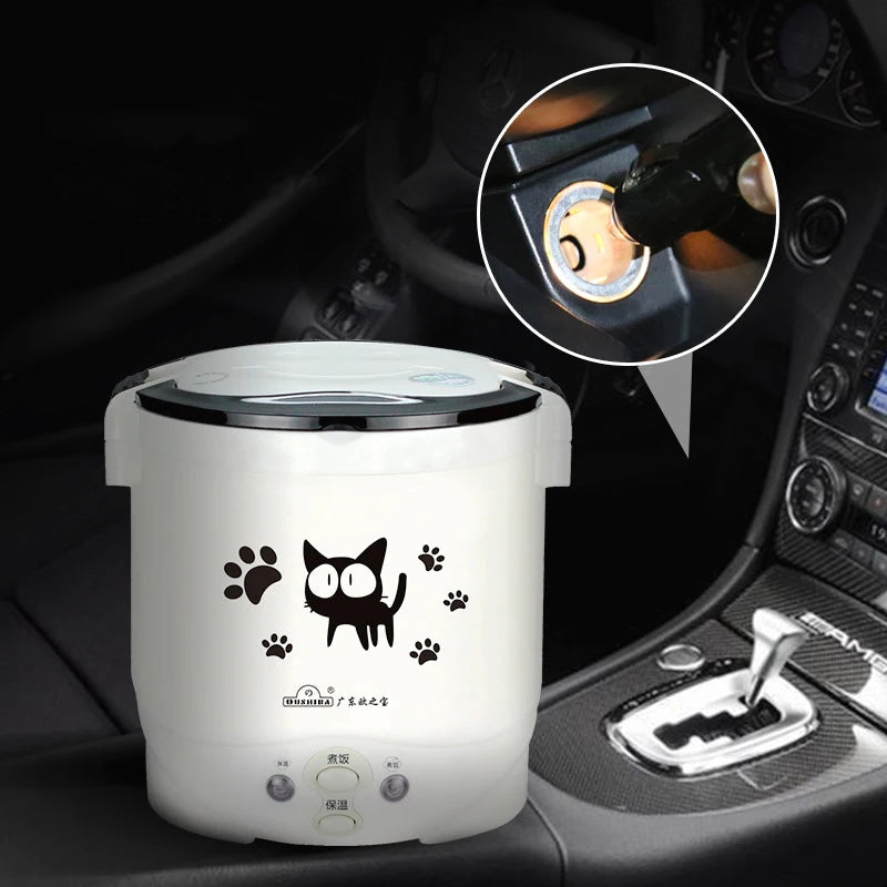Panela Elétrica de Arroz Mini Rice Cooker Portátil 1L