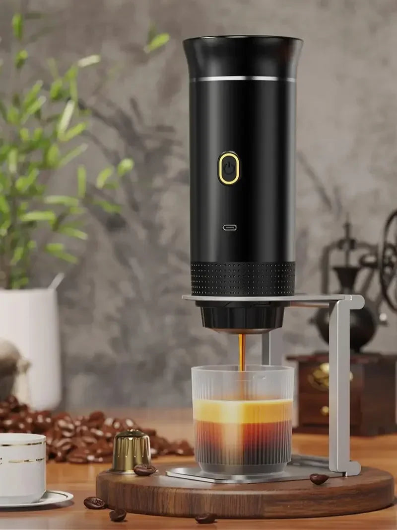 Máquina de Café Espresso Portátil Elétrica Sem Fio 3 em 1