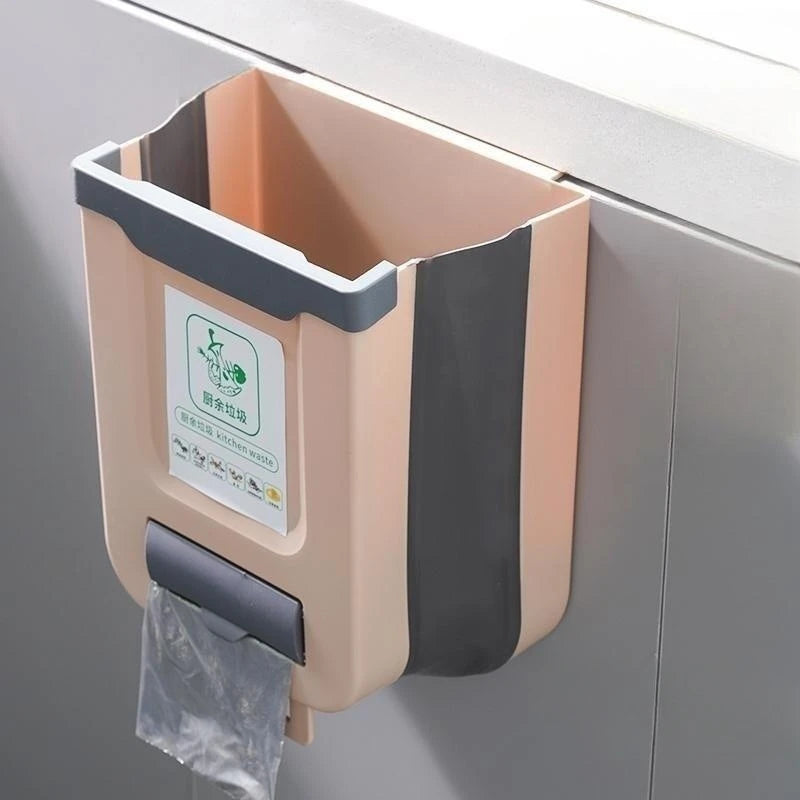 Lixeira Retrátil Multiuso com Suporte Para Saco de Lixo