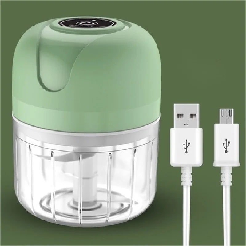 Mini Processador de Alimentos Portátil Elétrico USB 250 ml