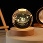 Luminária de Mesa Espacial Galaxy Crystal Ball