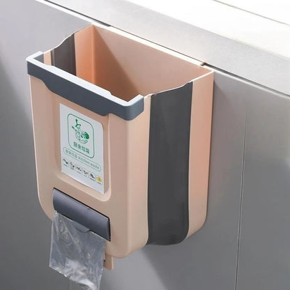 Lixeira Retrátil Multiuso com Suporte Para Saco de Lixo