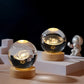 Luminária de Mesa Espacial Galaxy Crystal Ball