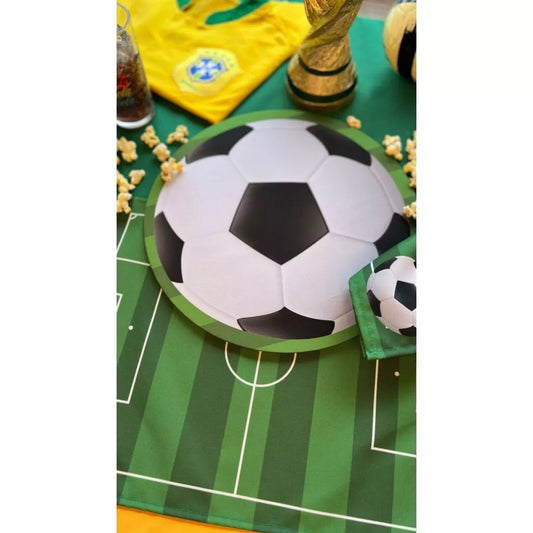 Trilho de Mesa Futebol 1,43x46cm em Poliéster