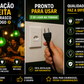 Varal de Luz Copa do Mundo Verde e Amarelo