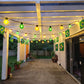 Varal de Luz Copa do Mundo Verde e Amarelo